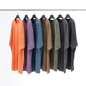 เสื้อยืดผู้ชายสไตล์ Vantage 100% ผ้าฝ้ายเฮฟวี่เวทเสื้อออกแบบโลโก้ด้านหน้าออกแบบได้ตามต้องการ - Product Image 6