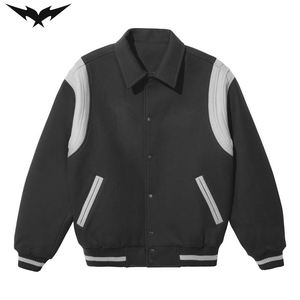 Custom Letterman Fleece <b>Jacket</b> Wool Body Genuine Sleeves Winter Wear Smart Stylish Breathable Camouflage Embroidery Streetwear - Product Image 1