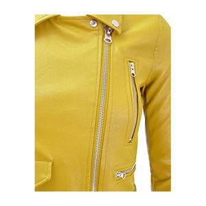 100% PU nuevo estilo chaqueta de cuero para mujer chaqueta de cuero al aire libre personalizada con el mejor Material para mujeres OEM con servicio elegante - Product Image 2