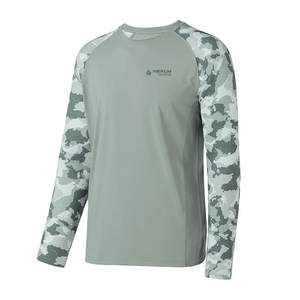 Concevez votre propre logo personnalisé Chemises de pêche par sublimation Chemises de pêche légères en polyester 100% - Product Image 1