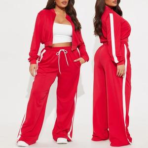 Women's ELEGANT Casual Style 100% Cotton Eco-Friendly <b>Crocheted</b> Knit Two-Piece Set Double Zipper <b>Cardigan</b> Jacket Full-Length - Product Image 6