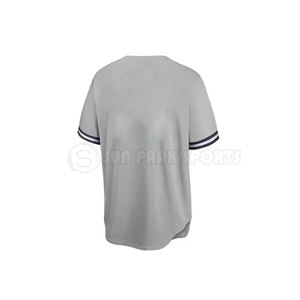 Nouvelle conception d'uniforme de baseball respirant, 100% polyester, prix bas, meilleure qualité, personnalisable pour la vente en ligne - Product Image 4