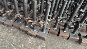 Écrou à double cric forgé robuste de style industriel, 48 OD, pour la construction de bâtiments, échafaudage - Product Image 4