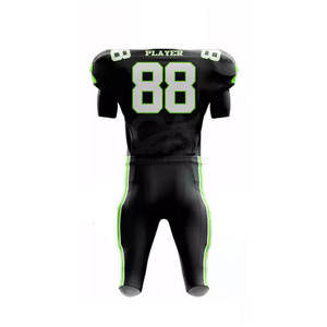 Uniforme de football américain à prix abordable 100% maillot de football américain en polyester uniforme de maillot de football américain pour hommes - Product Image 3