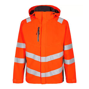 Chaquetas de Trabajo Color Naranja Impermeables Ligeras de Softshell con Cremallera Reflectante - Product Image 3