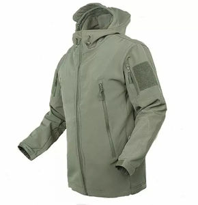 Chaqueta ligera con cremallera impermeable para hombre 2025 Softshell para hombre, chaqueta Softshell para hombre, ropa deportiva transpirable de nailon - Product Image 3