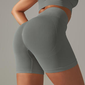 2024 4 Uds chaleco belleza espalda sujetador pantalones cortos Legging entrenamiento al aire libre gimnasio Fitness ropa activa - Product Image 4