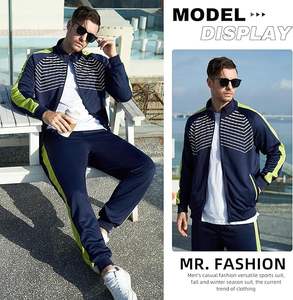 Diseñe su propio conjunto de chándal transpirable con cremallera y capucha de poliéster polar para mujeres y hombres - Product Image 3