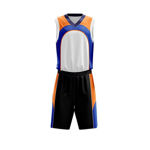 Ensembles de maillots et shorts de basketball 2022, conception personnalisée OEM ODM, 100% polyester respirant, grande taille, antibactérien, pour équipes sportives - Product Image 6