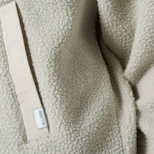 Sudadera transpirable Sherpa con cuello y cremallera para mujer, ropa de calle de invierno, estilo con logotipo frontal, sudaderas con capucha de tarifa al por mayor - Product Image 4