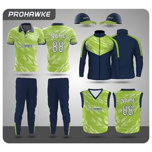 Uniforme Prohawke Más Vendido, Uniformes de Diseño Personalizado, Kits de Cricket, Uniforme de Cricket de Entrenamiento por Sublimación - Product Image 3