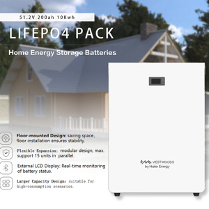 Batería de Litio para Energía <span class=keywords><strong>Solar</strong></span> Residencial de 51.2v, <span class=keywords><strong>5kwh</strong></span>, 10kwh, 16kwh, Ciclo de Batería Eléctrica de Litio de 100ah, 200ah, 314ah - Product Image 4