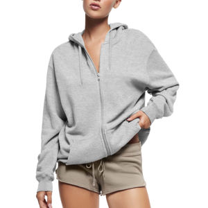 Y2K Fashion Heavyweight Oversized Women's Hoodies Thick Blank Plain 100% Cotton Breathable Plus Size Drop-Shoulder Hoodies - Product Image 2
