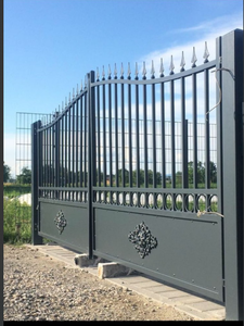 Puertas de Hierro Forjado Pintadas con Recubrimiento en Polvo, Clásicas, Tradicionales, de Alta Calidad, Impermeables, Fáciles de Montar, Precio de Fábrica - Product Image 3