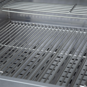 Parrilla de barbacoa de lujo para el hogar, parrillas para barbacoa al aire libre Inox 437, fácil de montar, no recubiertas, lista para enviar, cesta para asar rodante - Product Image 3