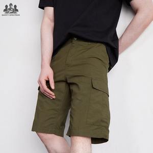 Pantalones Cortos Cargo Clásicos para Hombre, 100% Algodón, Cierre de Botones, Estilo Urbano, Secado Rápido, Transpirables, Stock al por Mayor - Product Image 6