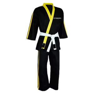 Judo-suit Gi-uniforme Jiu Jitsu Gi Bjj Ropa de artes marciales brasileñas Judo Karate Trajes Hombres Negro Fabricación - Product Image 4