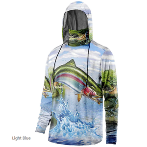 เสื้อตกปลาโพลีเอสเตอร์แขนยาวระบายอากาศได้ดีจากผู้ผลิตเสื้อผ้า - Product Image 3