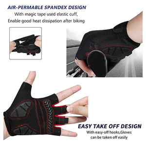 Gants de gymnastique antidérapants de haute qualité pour hommes femmes nouveau Design gants d'entraînement de sport respirants pour l'été pour le cyclisme en plein air - Product Image 5