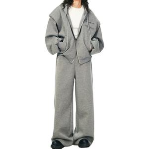 Venta caliente 2025 Ropa deportiva estampada con estilo para mujer Chándales de jogging de 2 piezas sueltos Características de invierno de talla grande - Product Image 1