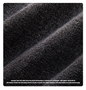 กางเกงยีนส์สีพื้นแบบหลวมสไตล์แฟชั่นสำหรับผู้ชาย แบรนด์ Joker ทรงตรง สไตล์เรโทร ขากว้าง ทรงแบ็กกี้ - Product Image 5