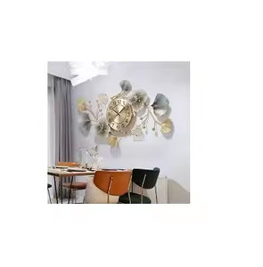 Azora Industries Meilleure qualité en laiton métal horloge murale nouvellement personnalisé grande horloge murale pour salon horloge murale de luxe en métal - Product Image 5