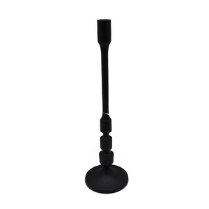 Trendy Design Metal Taper Candle Holders Black Finished for Home Wedding Christmas Tabletop Decoration Handmade Customized - Product Image 3