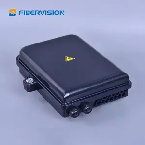 Outdoor Wall Mounted 16 Ports Ftth Fiber Optic Distribution Box FTTH Box With Adapter ODB NAP 16 Core Optical Fiber Terminal Box