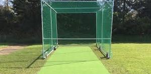 Cage d'entraînement et de pratique essentielle pour le cricket avec filet, poteau en fer noir - Product Image 6