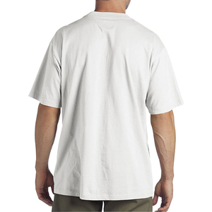 Camisetas personalizadas de manga corta 100% algodón con bolsillo en el pecho para hombre - Product Image 6