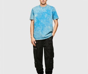 Camiseta de Manga Corta para Hombre, 230 g/m², 100% Algodón, Estilo Vintage, Lavado Ácido, Cuello Redondo, Transpirable, Venta al Por Mayor - Product Image 2