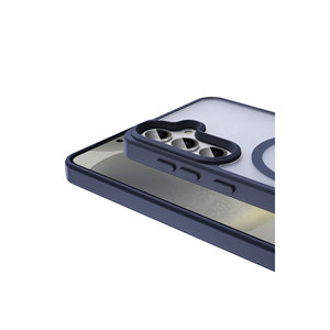 Coque de téléphone en silicone mat rose doré compatible MagSafe ATA Sio pour Samsung Galaxy S25 14 Plus - Product Image 4