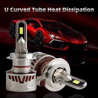 Ampoules LED pour voiture OEM ODM, caloducs en forme de U, 150W, éclairage de véhicule, H1 H3 H11 9005 9006 9012 H7 H4, phares LED