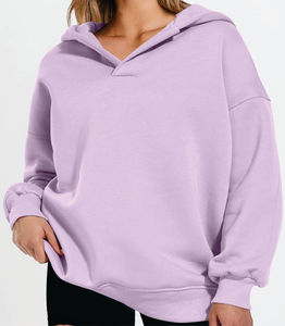 Nouvel arrivage de sweats à capuche pour femmes sweat-shirt à capuche style pull de haute qualité en coton polaire OEM disponible dans toutes les couleurs - Product Image 1
