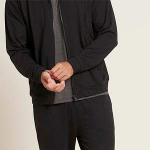 Men's Ultra-Soft <b>Fleece</b> Zip <b>Sweatshirt</b> Winter Essential Warm Cozy Thermal <b>Lined</b> Full-Zip Embroidered Pockets Perfect Cozy - Product Image 6