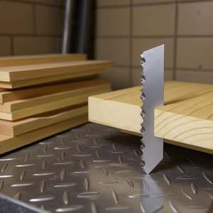 Ensemble de 5 lames de scie Stanley en bois et métal mélangés avec fixation en forme de "T" - Product Image 3