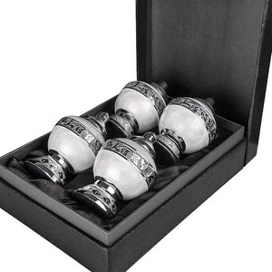 Urne funéraire en métal nickel vert coloré gravé souvenir de coeur de taille adulte pour cendres d'animaux de compagnie humains métal nickel vert coloré - Product Image 2