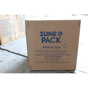 Gobelets en papier jetables écologiques de 10oz, conception durable pour boissons chaudes et froides, couche de peinture PE étanche de qualité alimentaire pour nouilles - Product Image 3