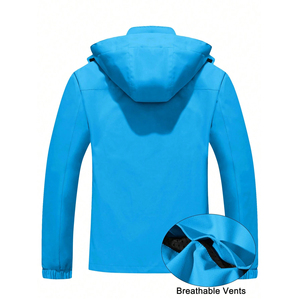 Chaqueta de Senderismo Cortavientos Personalizada, Chaqueta de Esquí para Hombre con Carcasa Rígida, Chaqueta de Esquí y Nieve Impermeable para Hombre de 5000 mm para Exteriores - Product Image 5