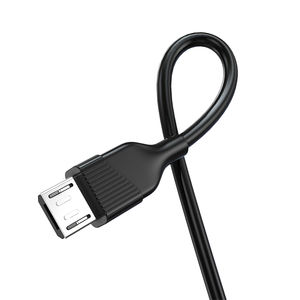 Cable USB 3A de carga rápida de 60W a Micro Cable de cobre puro de 3M de color negro para transferencia de datos - Product Image 1