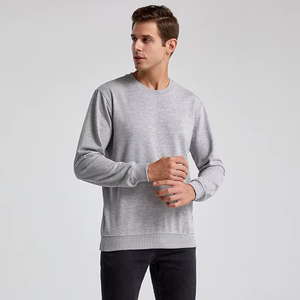 Men Winter Blank Fleece Sweatshirt 100% Cotton Premium Quality Fabric Custom Logo Printing Embroidery Bulk Wholesale Apparel - Product Image 5