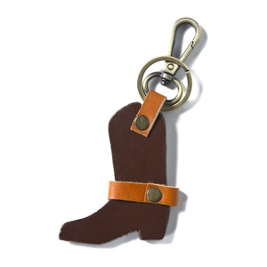 Porte-clés en cuir véritable, durable, artisanal, accessoire décoratif haut de gamme, impression typographique personnalisée, forme ovale - Product Image 1