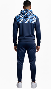 ชุดวอร์มผู้ชายผ้าฝ้าย 100% ลายพิมพ์สำหรับฤดูหนาว ขายดีอันดับต้นๆ รับสกรีนโลโก้ แบบมีฮู้ด ลายเรียบ น้ำหนักเบา เหมาะสำหรับวิ่งออกกำลังกายกลางแจ้ง รับผลิตแบบ OEM - Product Image 2