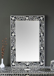 Modern Handmade Eco-Friendly Durable Bone Inlay Wall <b>Mirror</b> <b>Frame</b> Premium Decorative <b>Mirror</b> for Luxury Home & Hotel Wall Dcor - Product Image 3