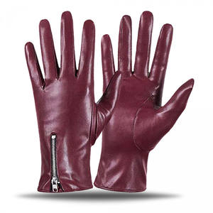 Gants habillés en cuir à la mode d'hiver pour femmes sans doublure Gants de fitness pour hommes - Product Image 1