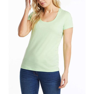 T-shirt surdimensionné en coton de qualité supérieure pour femmes T-shirt en gros uni personnalisable - Product Image 5