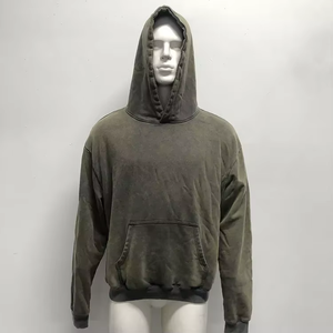 Sudadera con Capucha de Primera Calidad, 100% Algodón, Lavada con Ácido, Precio de Mayoreo, Fabricación Directa de Fábrica - Product Image 2