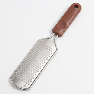 Top Selling Private Label Double-sided Black White Sand Paper Foot File Pedicure <b>Callus</b> <b>Remover</b> Stainless Steel - Product Image 3