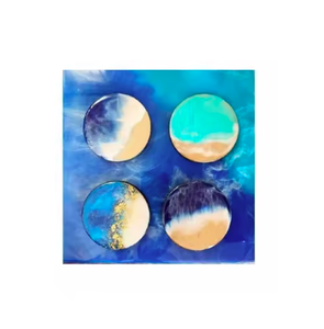 Dessous de verre fait à la main en incrustation d'os de créateur moderne élégant haut de gamme de luxe tendance extra qualité premium extraordinairement élégant - Product Image 4