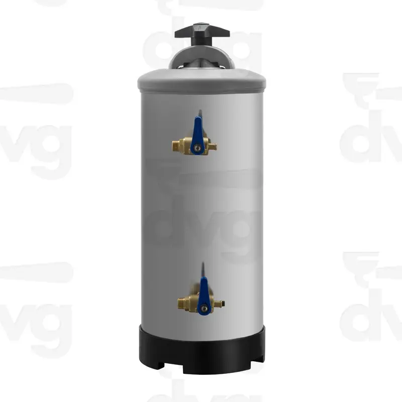 Finest Quality Italian Manual Water Softener system for Hard water Lt. 12 grey color for public places